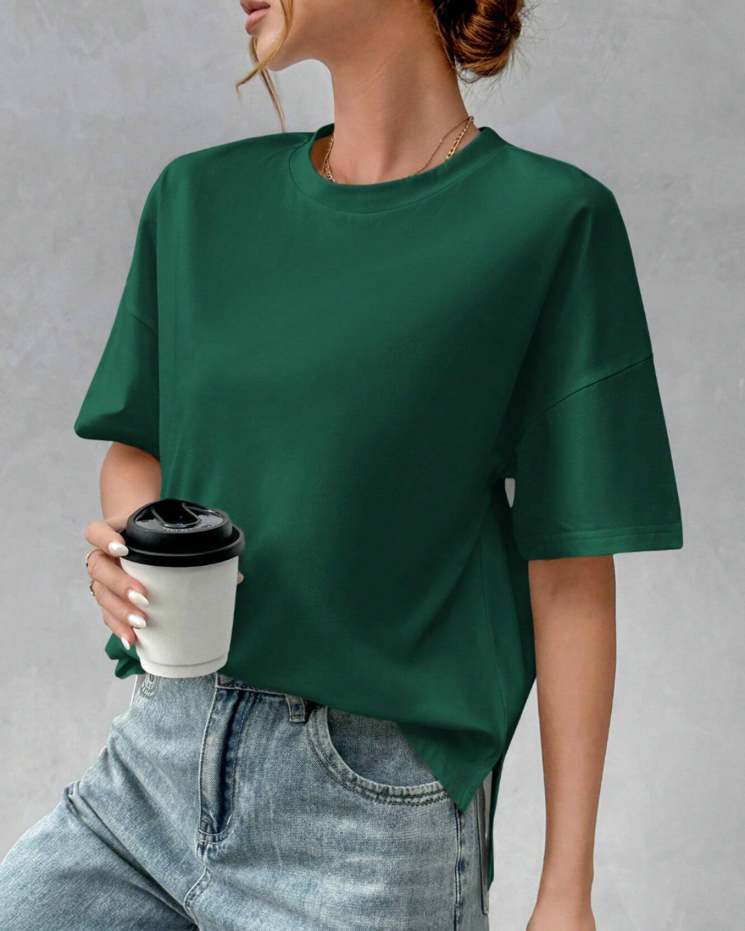 Pack de T-shirts x3 (rosa-verde-blanco)